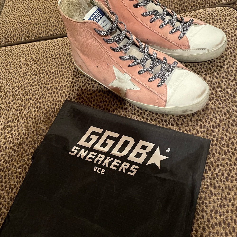 Golden goose authentic Francy pink leopard laces BARBIE FAN 39euro